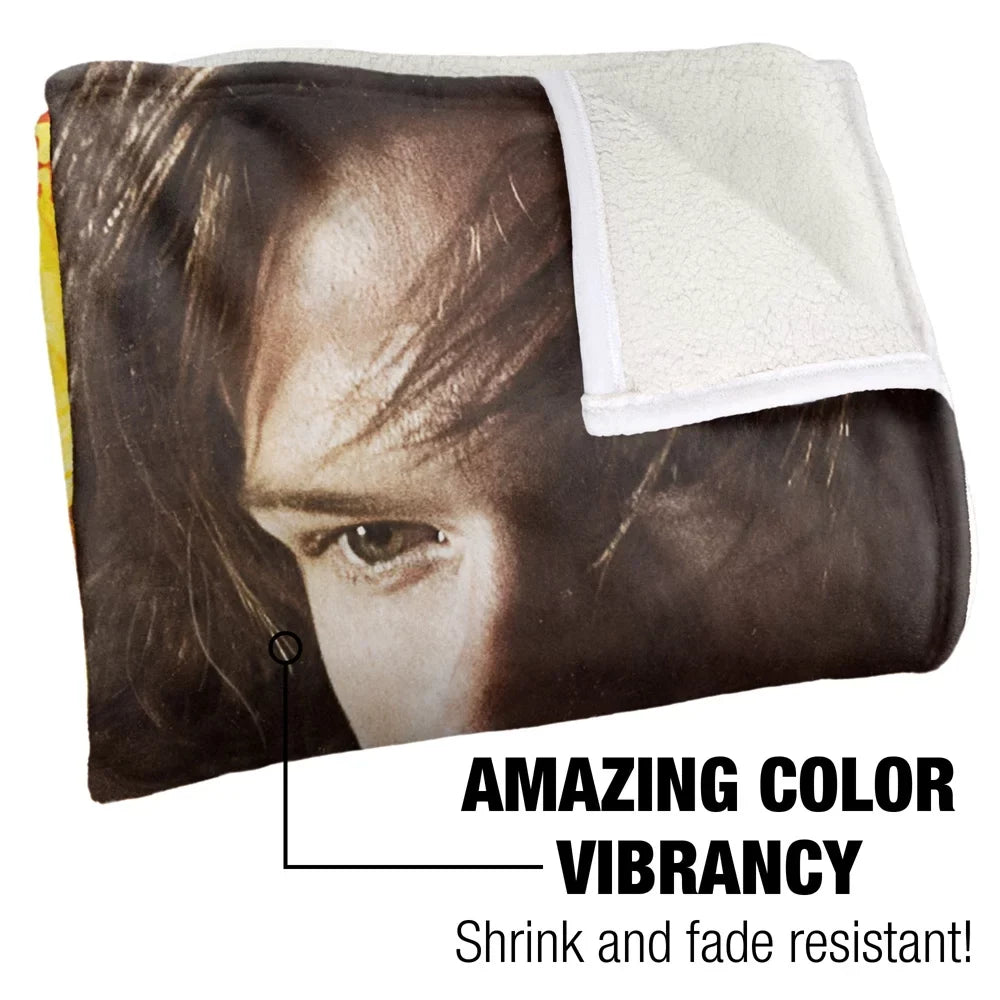 Back Blanket Silky Sherpa and Soft Personal Throw Touch Close Up Super Blanket, LOGOVISION Supernatural 50Inx60In,