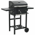 Charcoal-Fueled with Black Grill BBQ Bottom Shelf