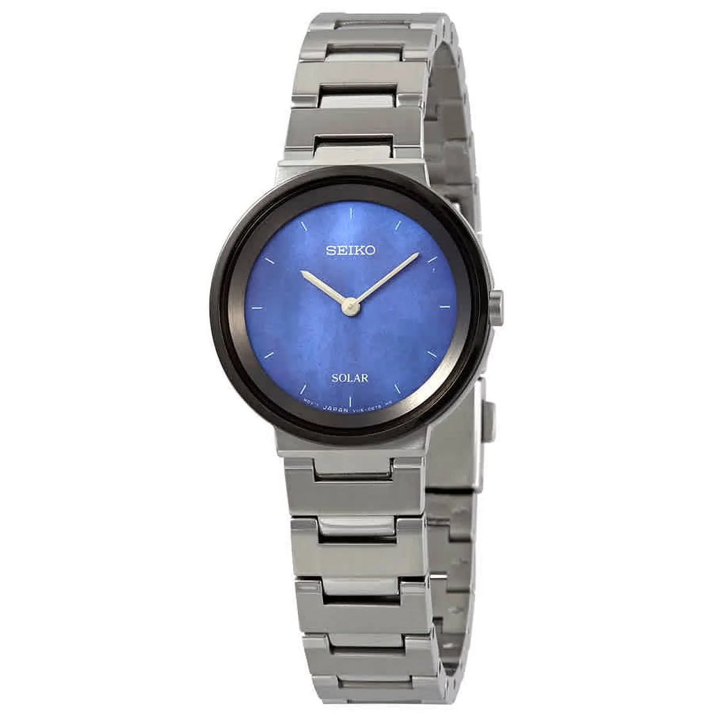 SUP385) Quartz Women's Seiko (Model: Color:Silver-Toned Steel Watch, Stainless Dress LADIES'