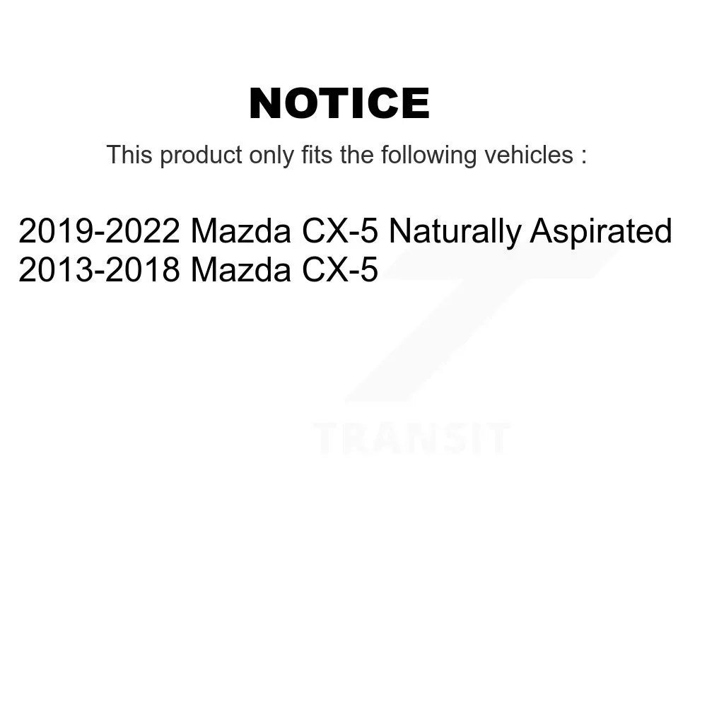 CMX Left CX-5 KBC-100245 Mazda Disc (Driver Front Passenger) Side Right Assembly Kit For Caliper Brake