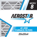 20 x the Box 20x20x4 of Pleated 20 4, Made 3, MERV 8, Air in x USA Aerostar Filter,