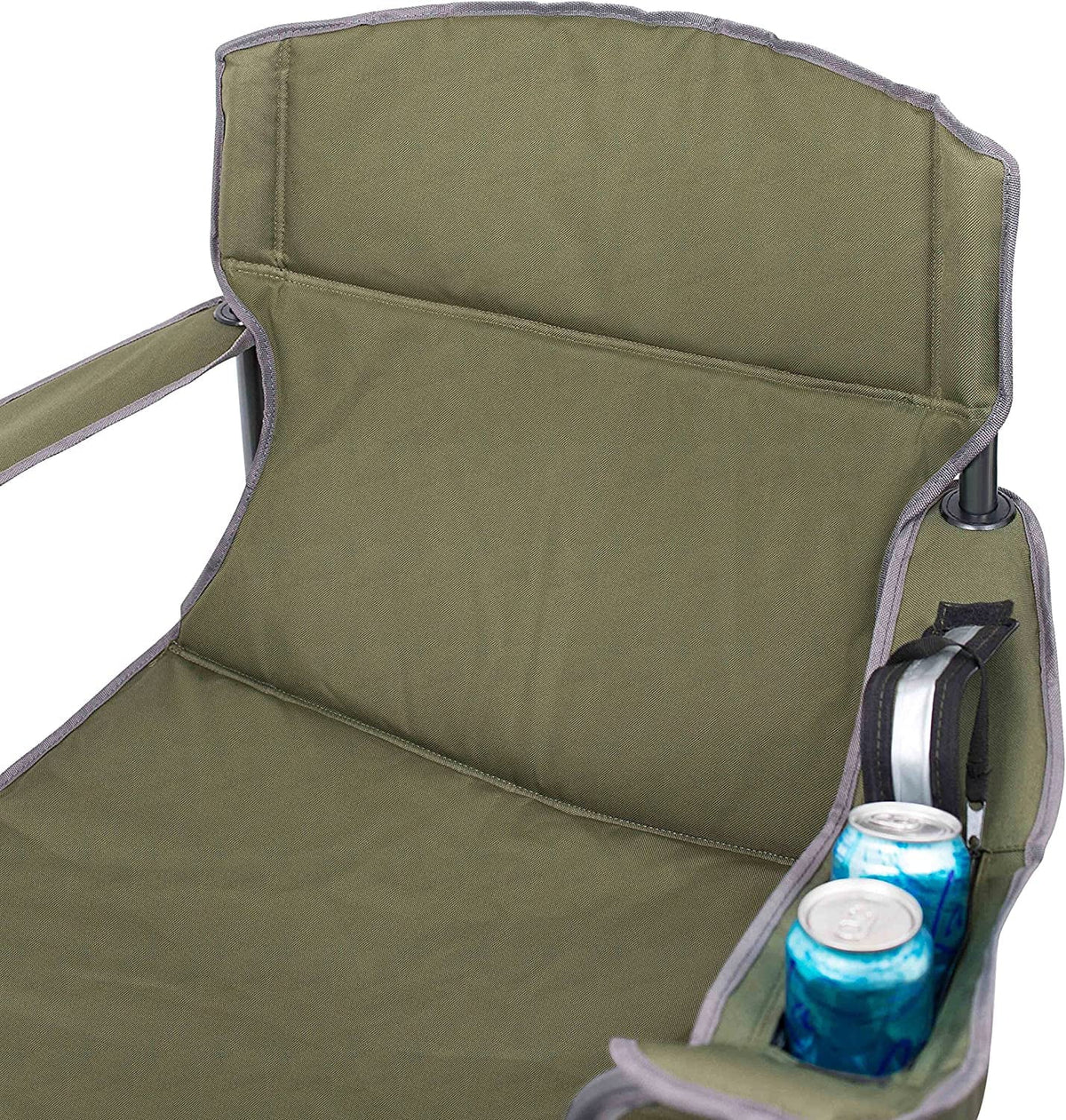 Folding Cooler - Chair - Green - - Best Wide Bag Case Extra Quad - Heavy Padded XL - Cup Sports Carrying - - Internet's Beach Duty Holder Camping - Outdoor Insulated -