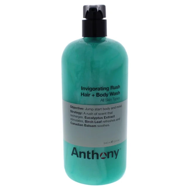 Anthony Oz, Formula Refreshes, Body, Canadian Cleanses, 32 Extract, Balsam, Hair Hair and Wash, and Rush and Body Fl 2-In-1 That Eucalyptus Hydrates Soothes Birch Contains Leaf, For Invigorating
