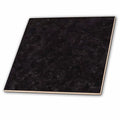 print Black - 3dRose Pearl Ceramic 6-inch granite Tile,