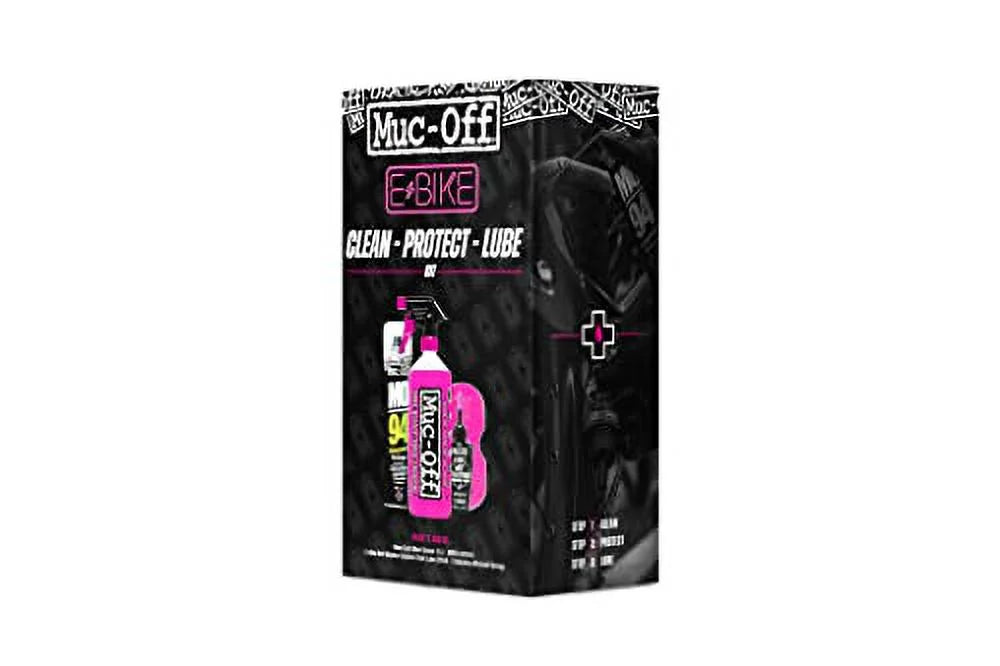 Bike and Bike Clean, Electric Bike Chain & Lube for Lube Kit Kit Maintenance - Kit, Bike Bikes Protect Muc-Off eBike - Cleaning Wash Includes