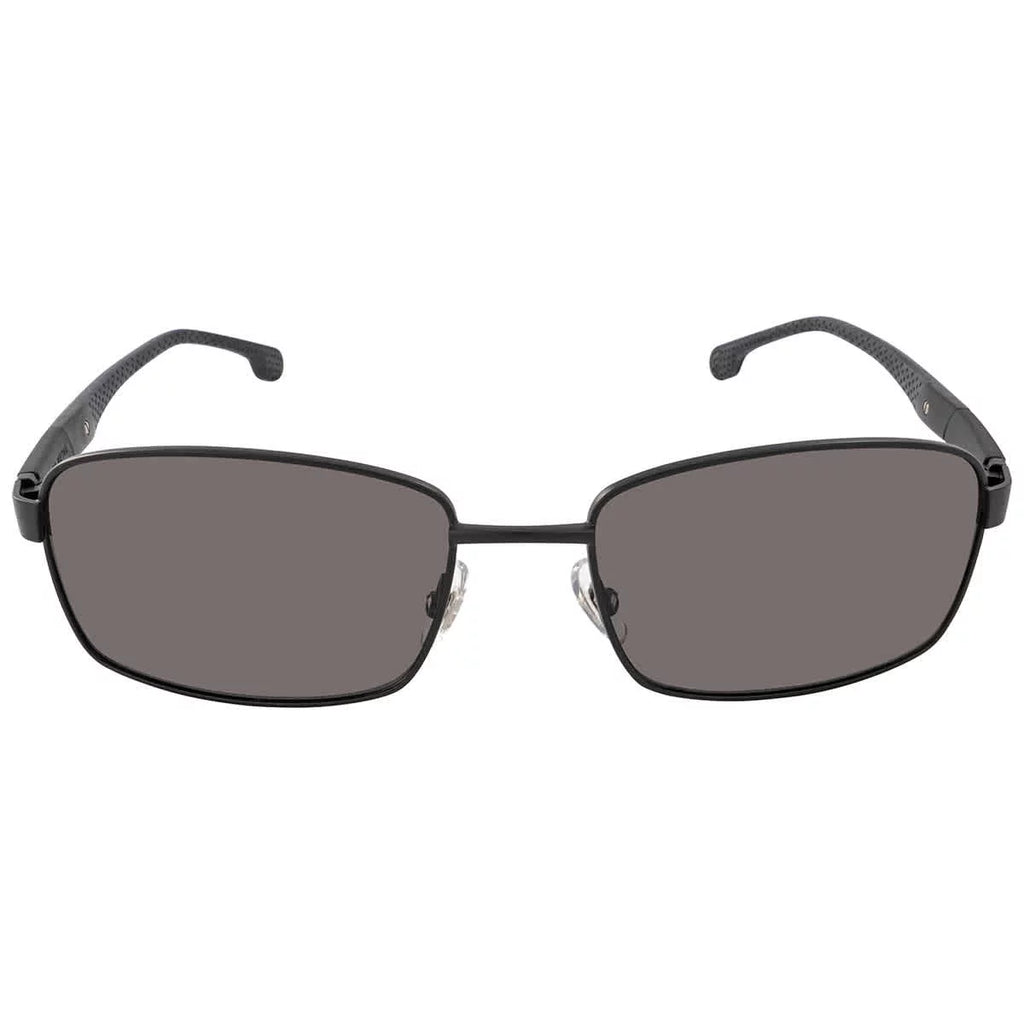 Men's Rectangular Black/Polarized Gray, 8037/S 18mm Carrera Sunglasses, 58mm,