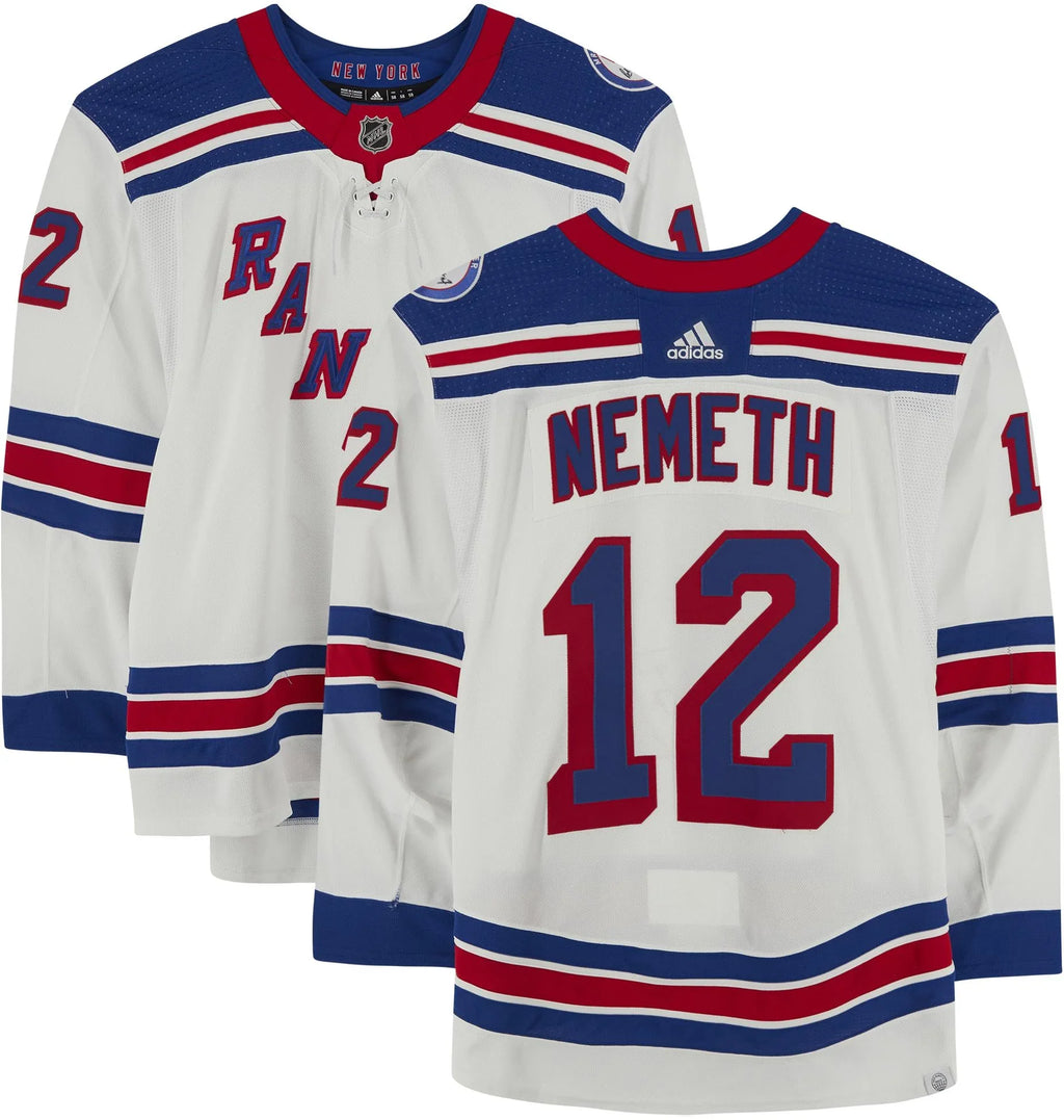 White 13, May the 58 and #12 Penguins vs. Pittsburgh Stanley Fanatics Round Worn 2022 2022 Patrik - the York 9 - on Nemeth Playoffs Round During New Size Game-Used Cup First 7, 1 Jersey of Rangers