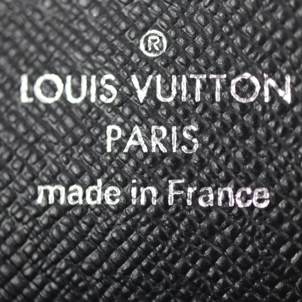 Zippy Epi Leather Round LOUIS Zipper Vuitton (Good) Hardware M61857 Wallet Long Silver VUITTON Pre-Owned Louis Black