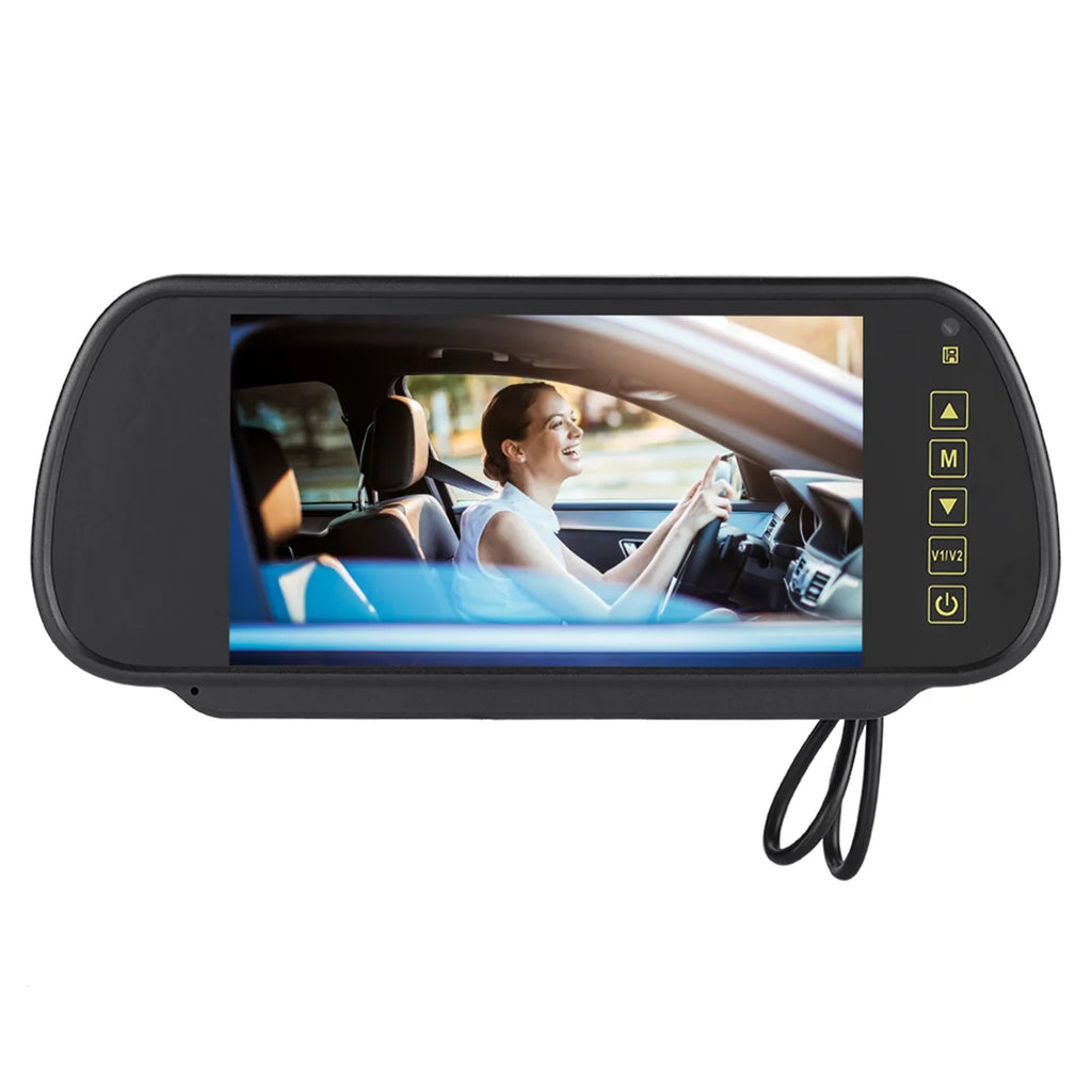 Rearview Monitor Auto Bracket 7inch Mirror View LCD Car Dimming Mirror- With Rearview Camera Car Lsaardth Rear