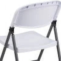 Furniture Series Flash HERCULES White Charcoal with Capacity Plastic Frame Chair lb. Granite 330 Folding