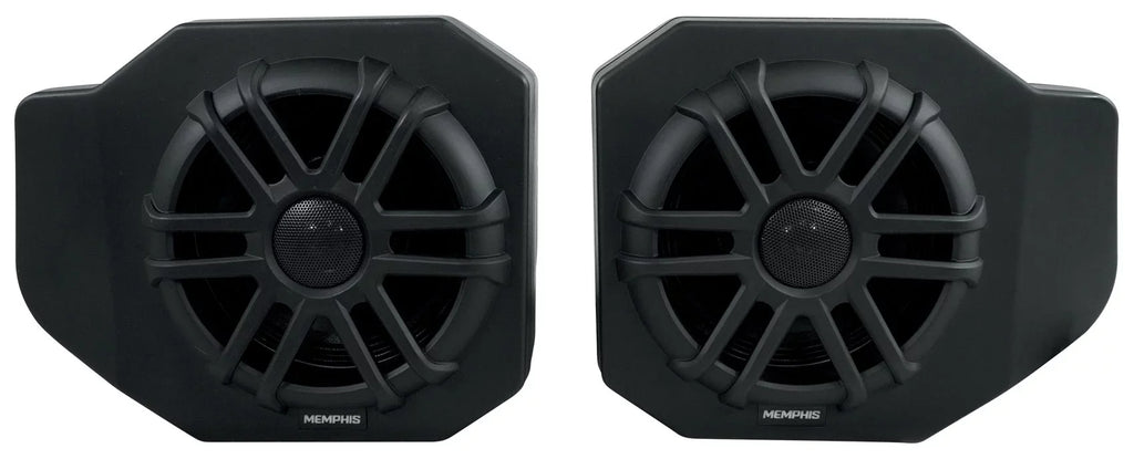 Tower Memphis Polaris 2018+ Ranger RNGR65FE Audio Speakers+Amp For Pods+LED Pair