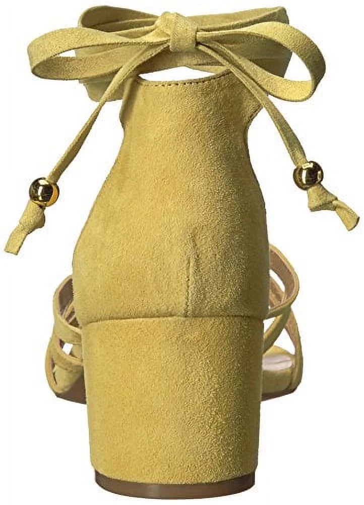Alesia Women's Sandal, Heeled US VITTADINI M Yellow, 7.5 ADRIENNE Footwear