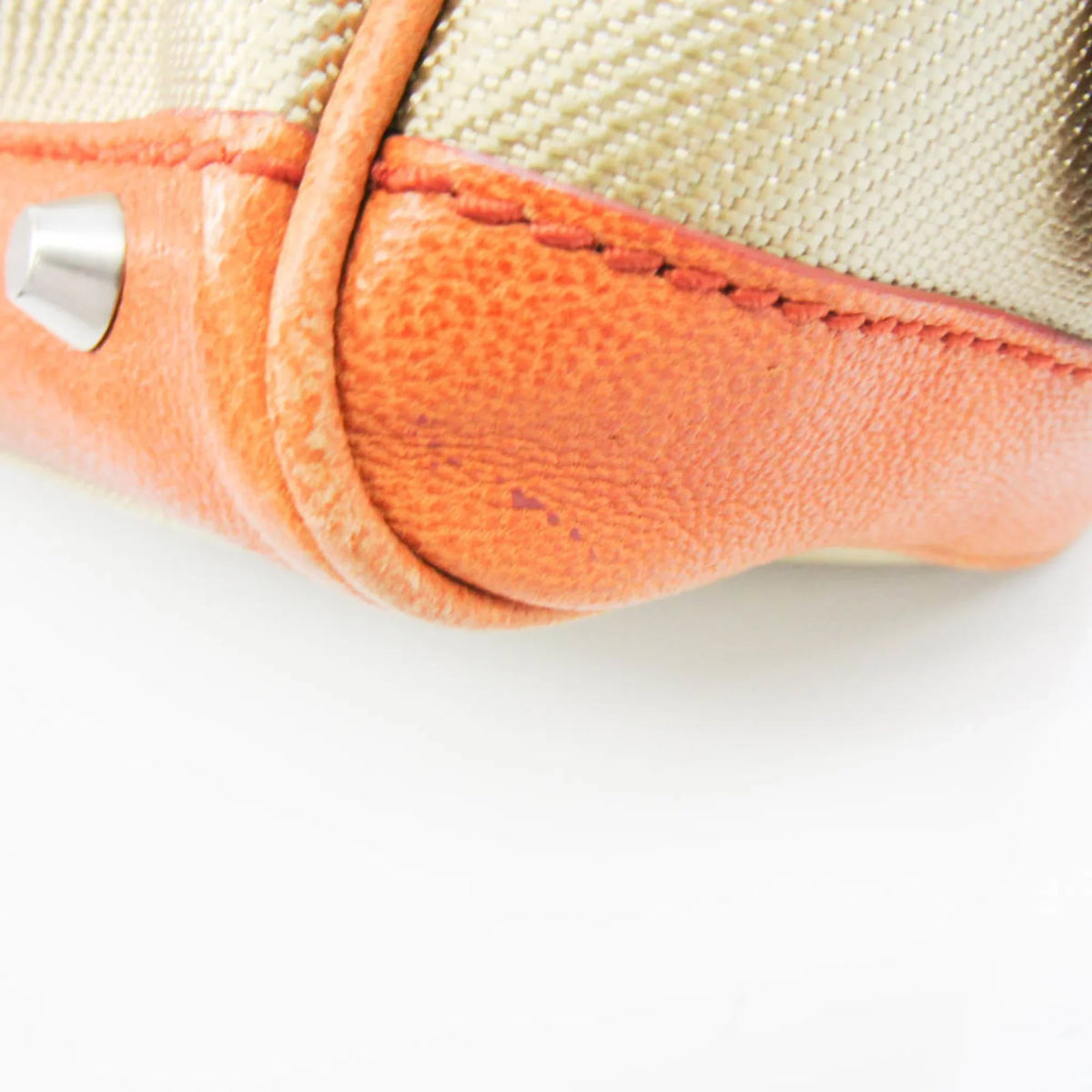 Pre-Owned Orange,Yellow Town Canvas Bag Balenciaga Clutch (Good) Men,Women Leather,Nylon 527147
