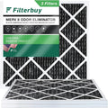 Filters Activated (3-Pack) Air Eliminator Odor HVAC with MERV AC 10x10x1 Pleated Furnace 8 Filterbuy Carbon