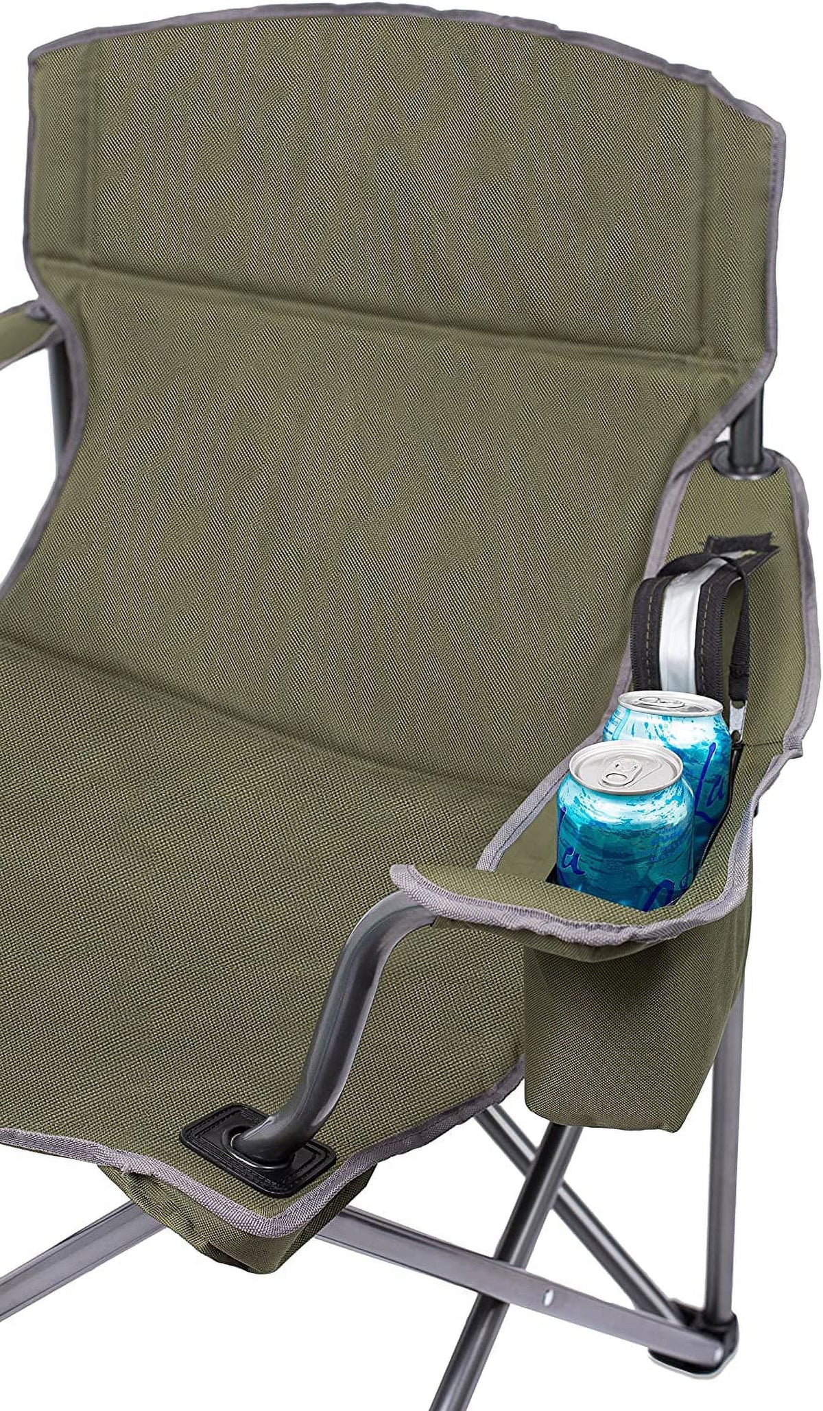 Folding Cooler - Chair - Green - - Best Wide Bag Case Extra Quad - Heavy Padded XL - Cup Sports Carrying - - Internet's Beach Duty Holder Camping - Outdoor Insulated -