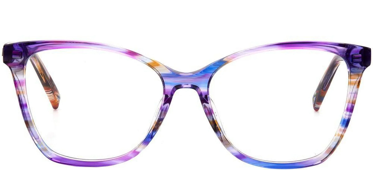 Black 13 Eyeglasses Rectangular Rim Full Missoni
