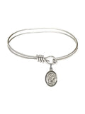 Eye Oval w/ of 3/4 5 Bracelet Hook Tours inch Silver in St. Bangle Sterling Martin