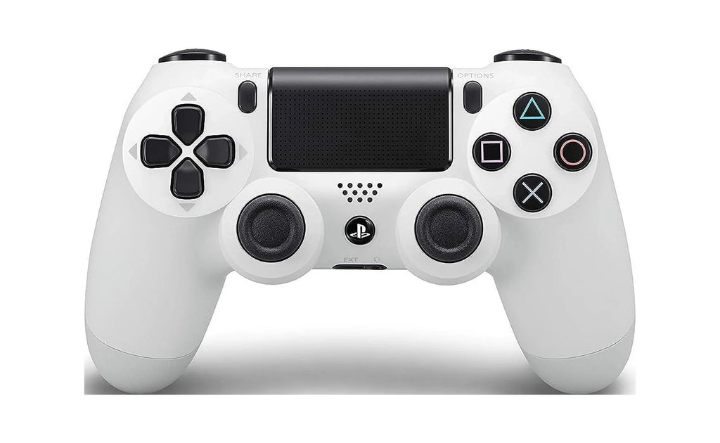 DualShock New Controller Like PS4 White BOLT Wireless Included - Bundle Earbuds With - AXTION