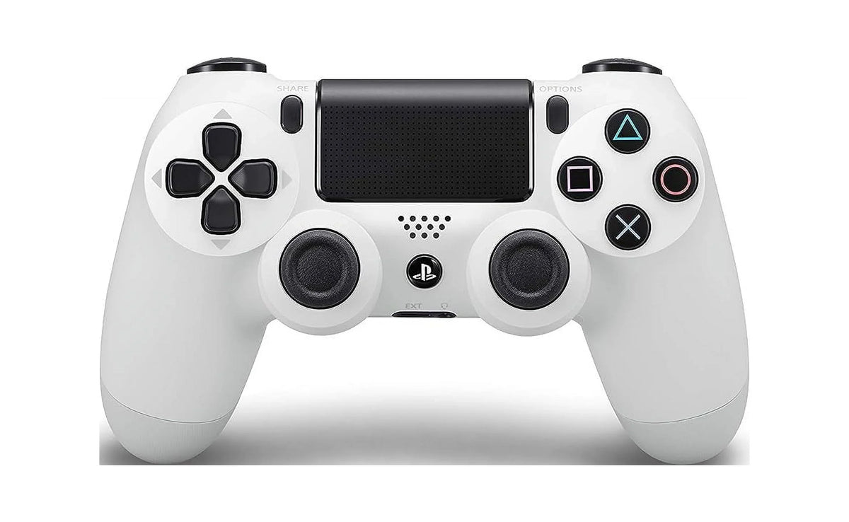 DualShock New Controller Like PS4 White BOLT Wireless Included - Bundle Earbuds With - AXTION