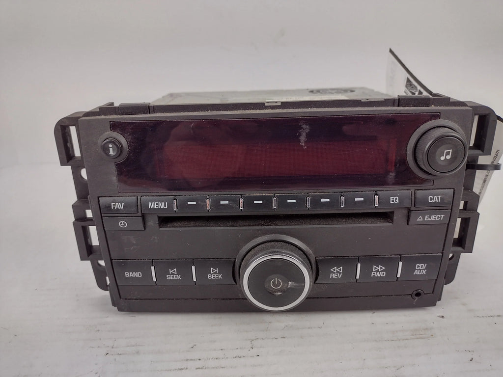 CD Specific Pre-Owned 08 MP3 Vehicle Saturn Radio Verify AM 07 - Fitment OEM Outlook Description (Good) FM In - Receiver