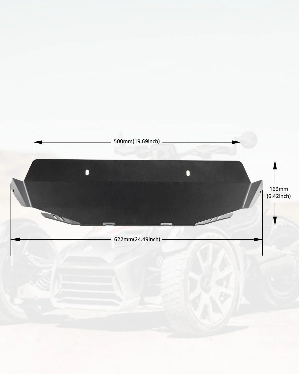 A PRO Radiator for Can-Am UTV Ryker & Ryker Models Plate Aluminum Protector All