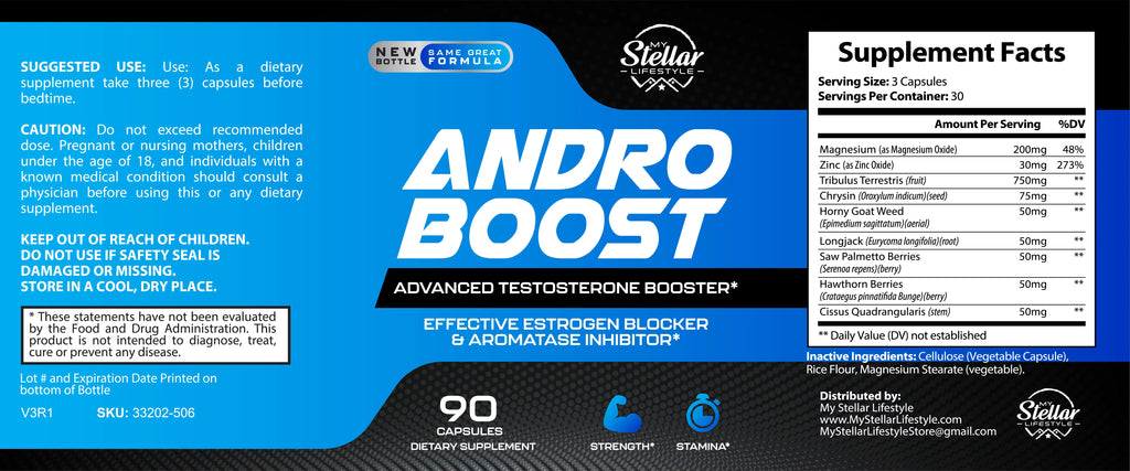 Andro strength & men, Boost, booster performance for stamina-90 Capsules increases