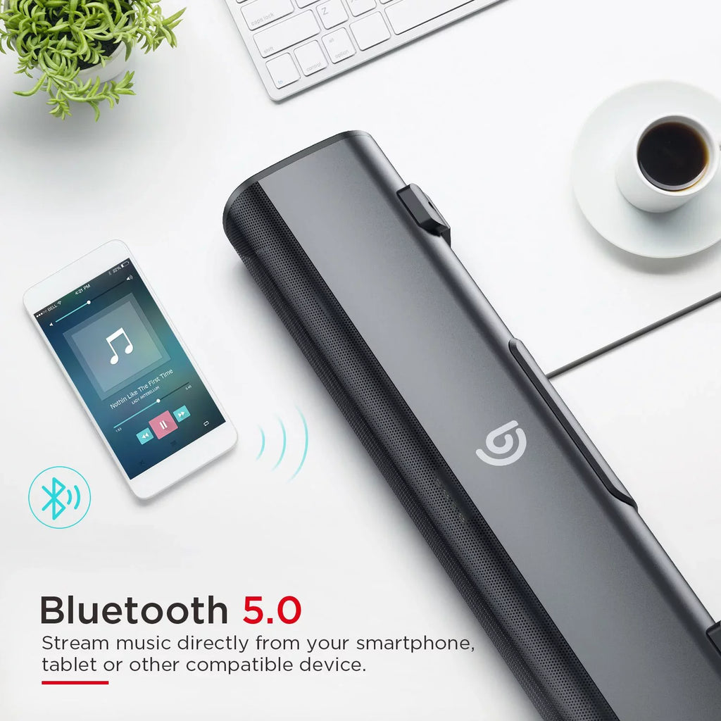Bomaker 2.0 Speaker, Sound TV, Computer Surround Sound SoundBars For TV 105dB, 5.0 16-Inch Bluetooth 3D Wireless bar,