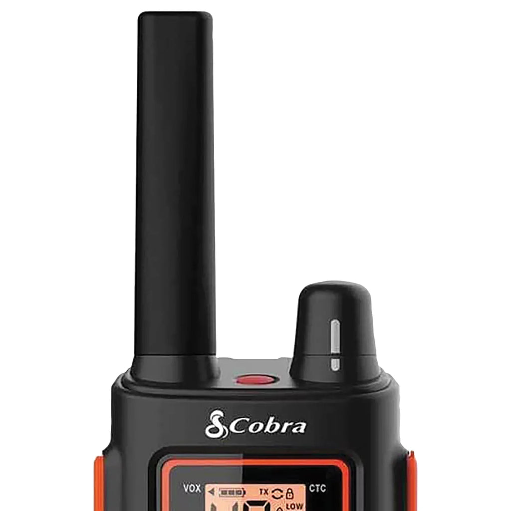 Rechargeable, Radio 32-Mile Set Adults for Walkie Long Channels, - Two-Way Range RX380 40 Talkies Cobra Preset (2-Pack)