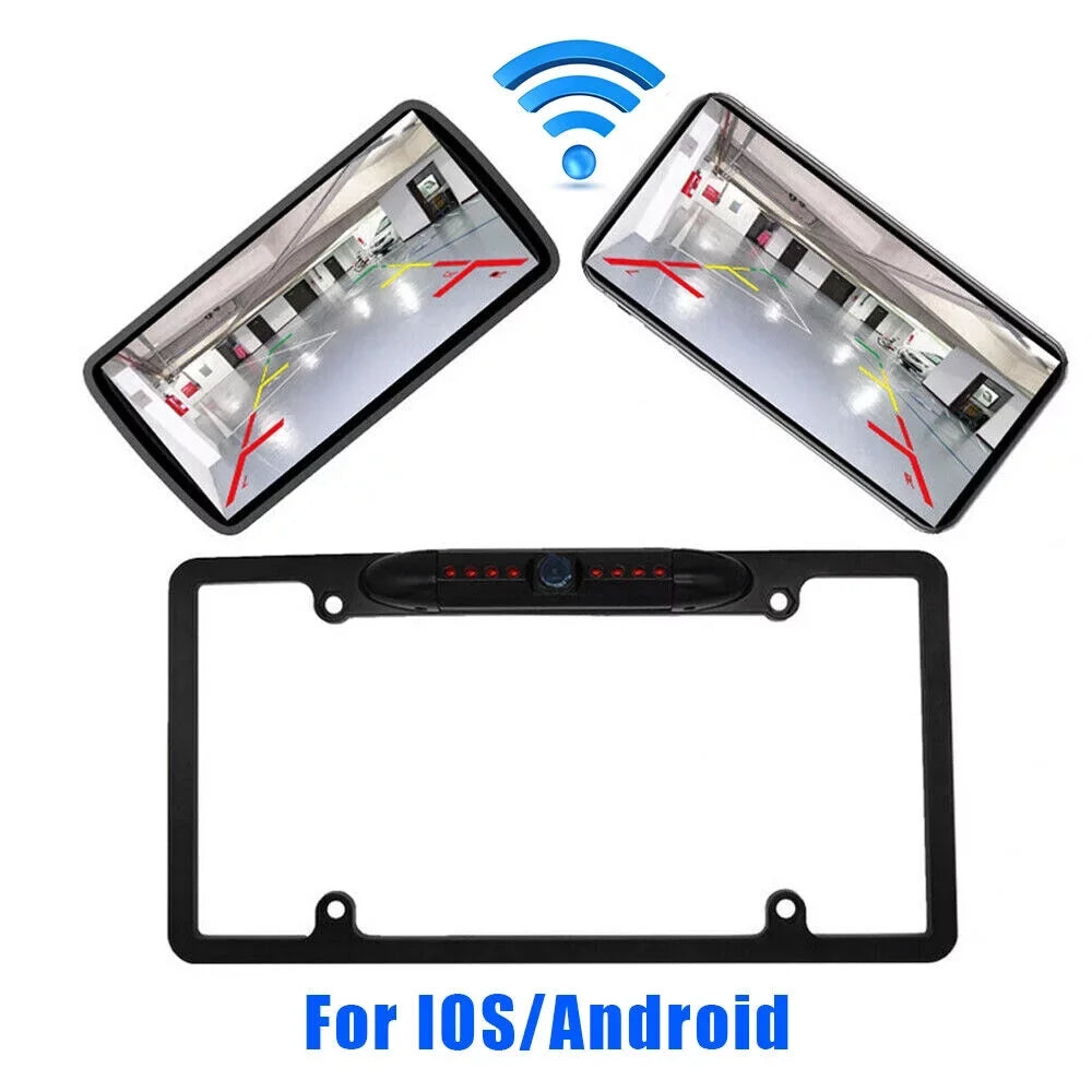 Reverse Aid License Frame Vision Night - Camera Plate Parking