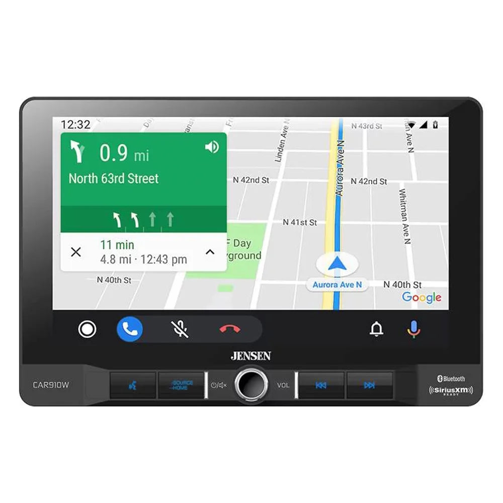 New Play Multimedia Receiver Not Jensen 9" (Does Camera Backup Discs) CAR910W with
