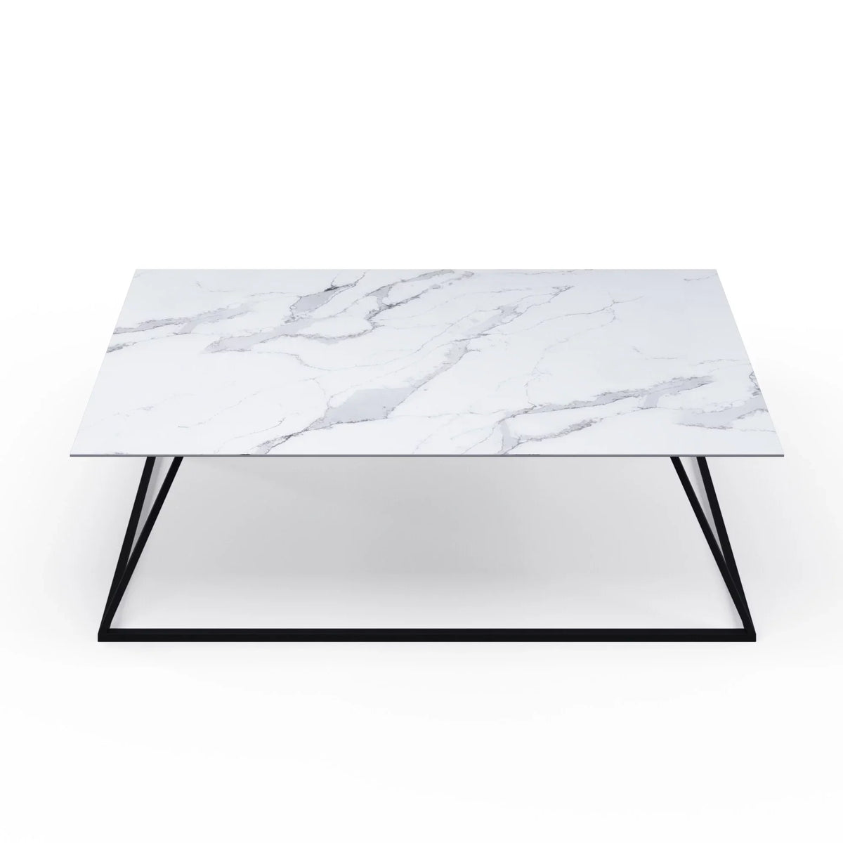 Carrara B-Modern Savvy White Table Coffee Modern