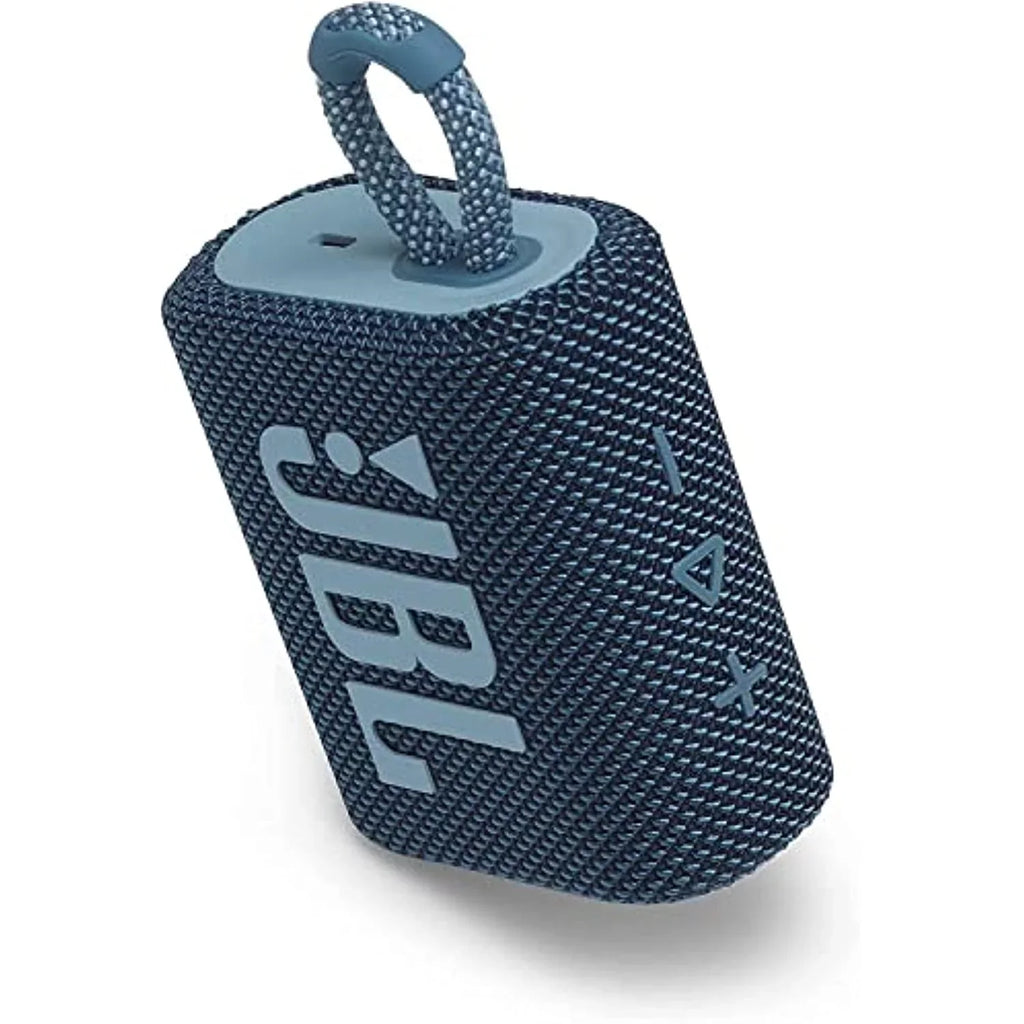 Portable & Waterproof Dustproof Wireless Bluetooth Restored JBL 3 (Blue) Speaker Outdoor Go (Refurbished) IP67