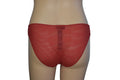 Mesh (XS) Silk La Brief Red Perla Women's