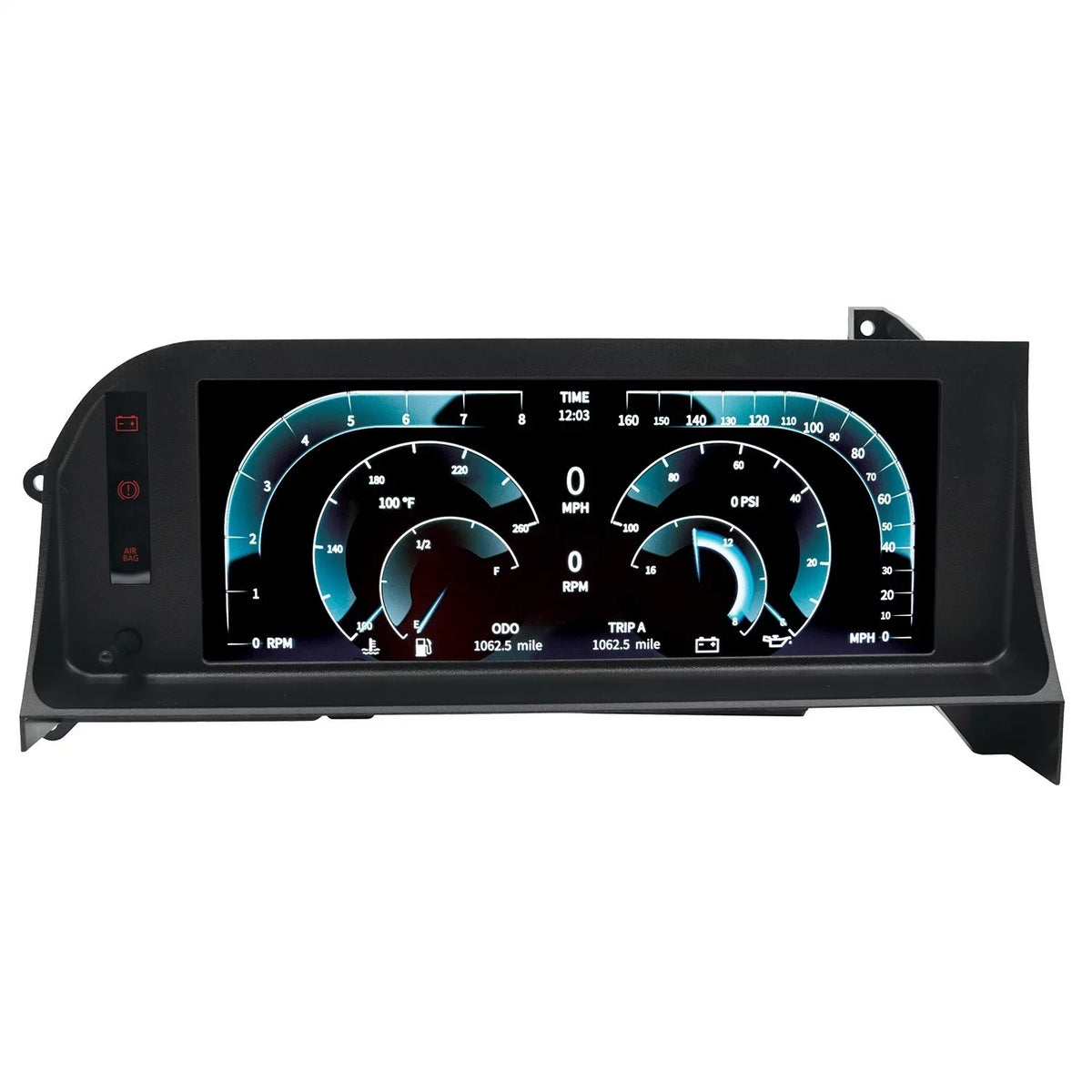 87-93 Direct METER Dash Digital Fit Mustang Black 7007 Ford Fox AUTO LCD Meter Invision