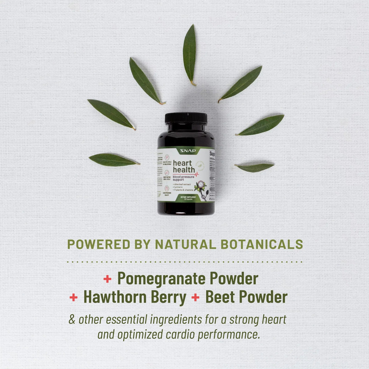Snap + 90 60 Booster Bundle, Capsules Heart Supplement Health and Oxide Nitric Supplements