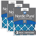 MERV 3 Pack Nordic 16x30x2 Air Pure Pleated Filters 7
