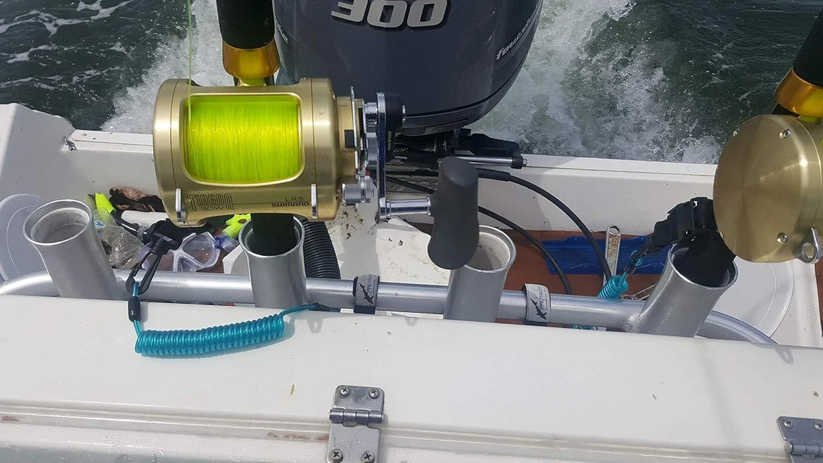 Fishing H-Rail or Dual or Boat Paddle Pole Strap, PROYAKER Hobie Rails for Stakeout Rod,