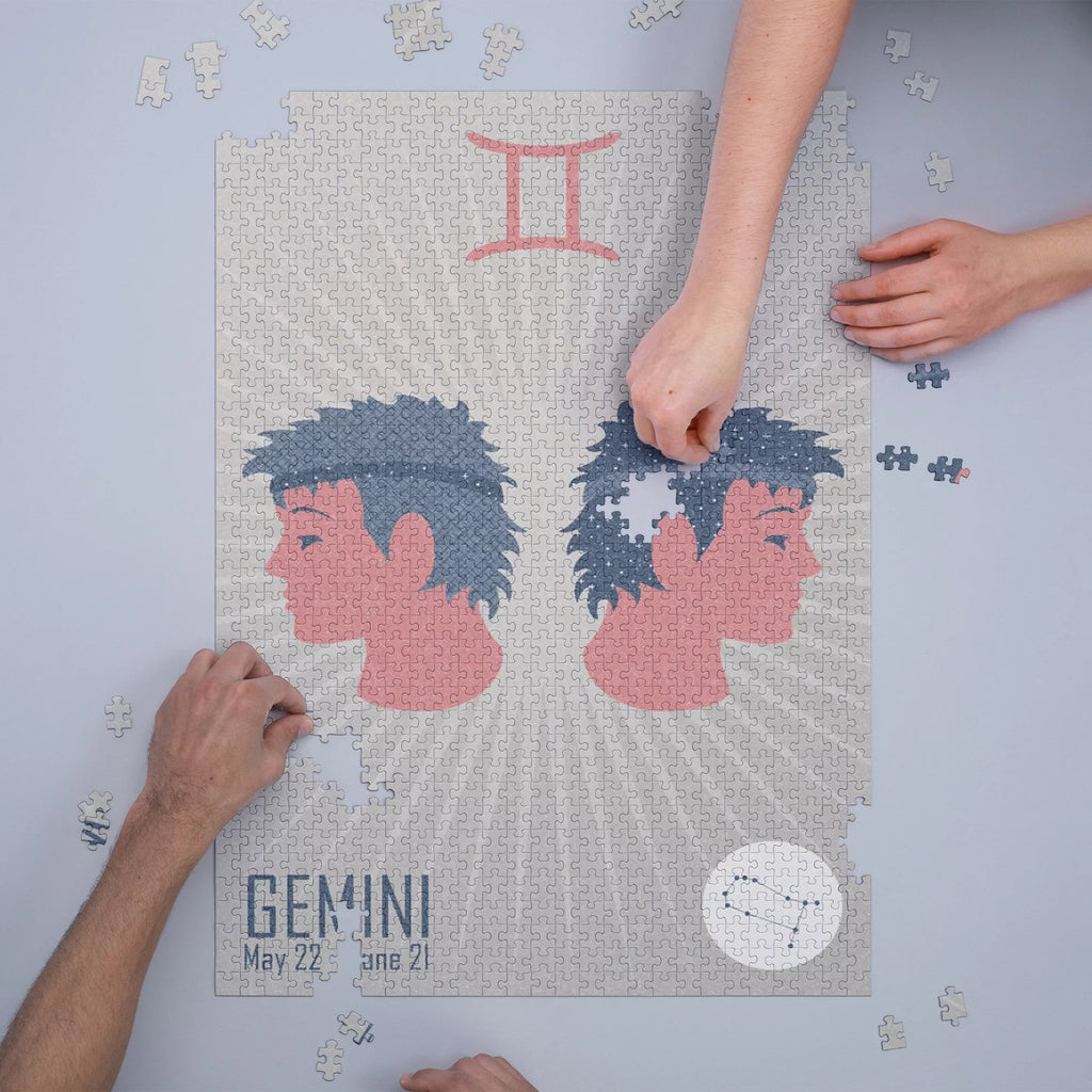 Woven Gemini, and Zodiac Made 19x27, for Piece Size Puzzle Puzzle, Family, Adults Challenging (1000 USA) in Jigsaw