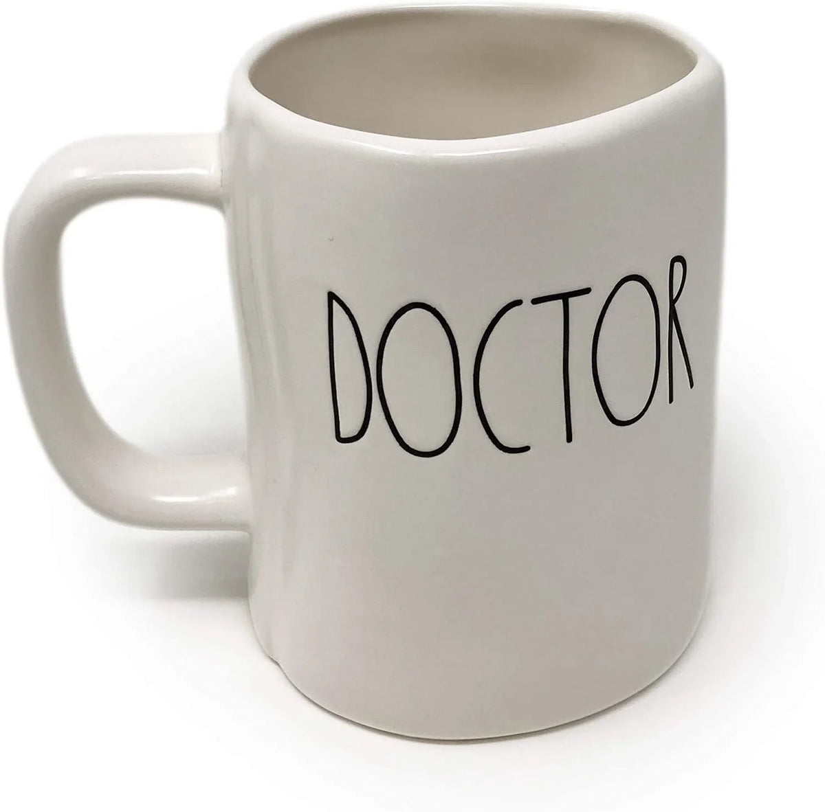 Ceramic Mug LL HERO Mug Tea DOCTOR Black Letter Dunn White Rae with