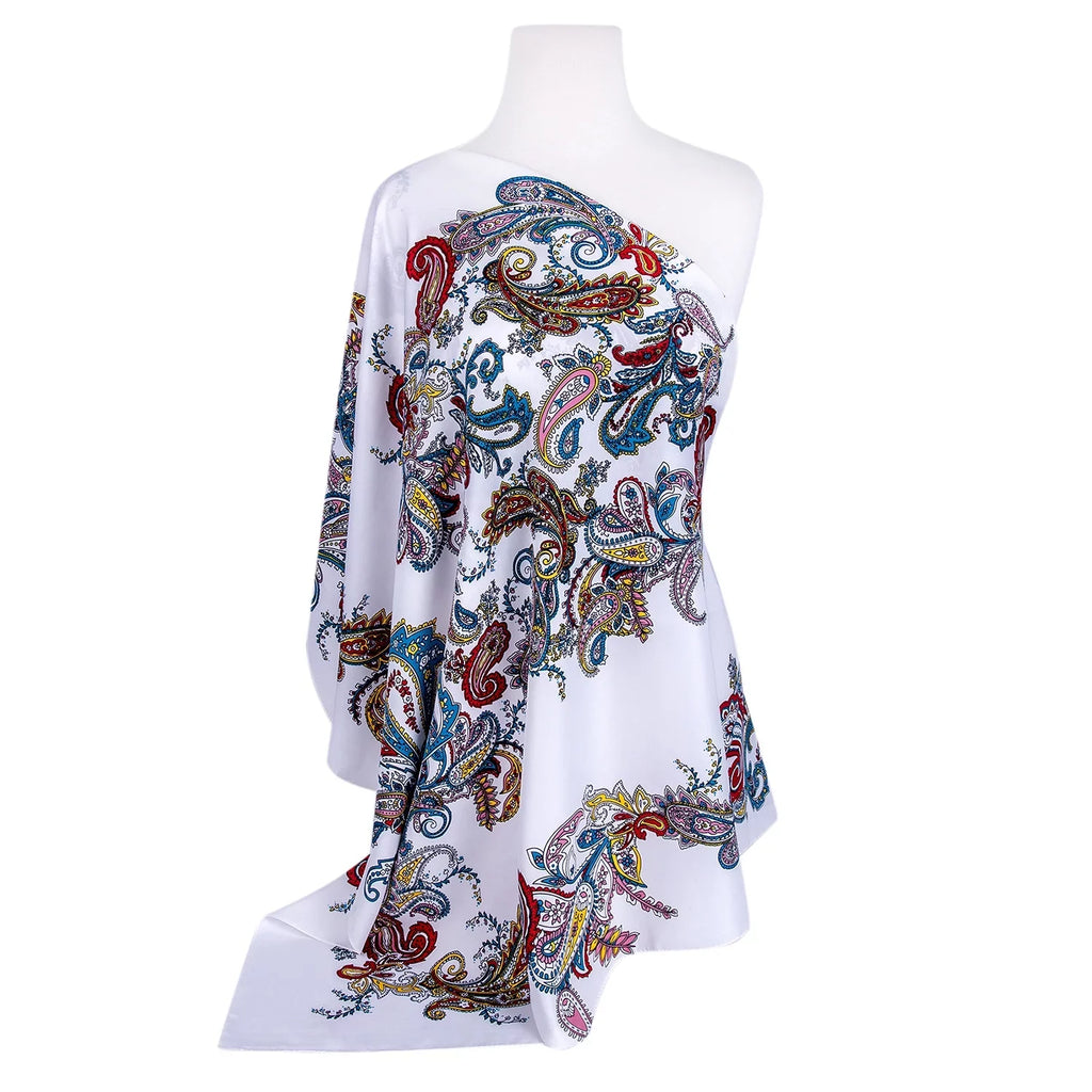Tops Magic Scarf Shawl Travel Shawl for Evening for 39x39” Shawl Women Land (100x100 Wedding cm) Fashion Silk GOODS Wrap STP and