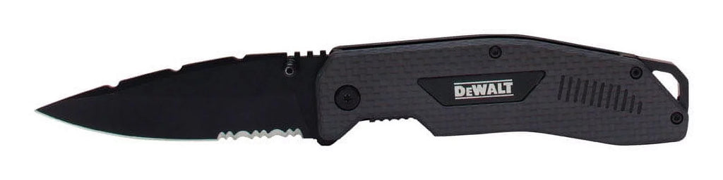 Black/Gray Folding 8" Knife pc. DeWalt 1 Pocket