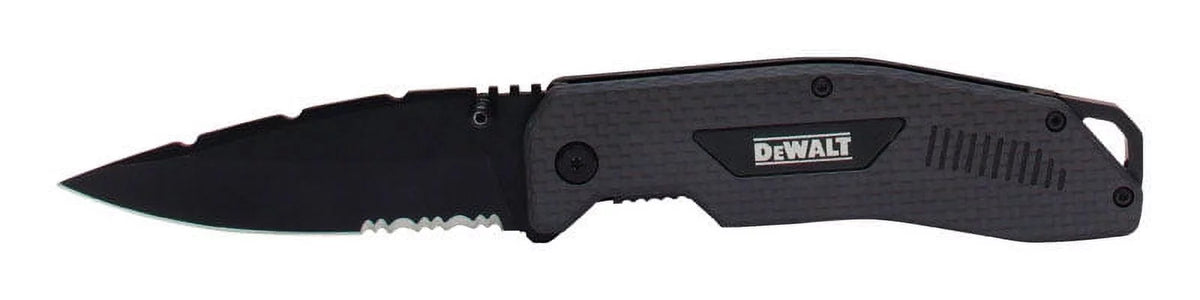 Black/Gray Folding 8" Knife pc. DeWalt 1 Pocket