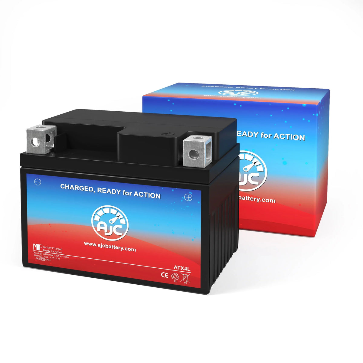 AJC Battery Snowmobile Bombardier Compatible 593CC Replacement with (2005) GTx Ho Battery 600 SDi