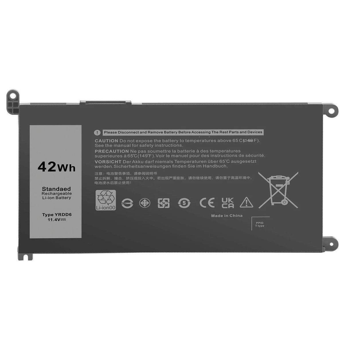 Battery for 5581,Vostro YRDD6 Vostro 5590 5481 3491 5490