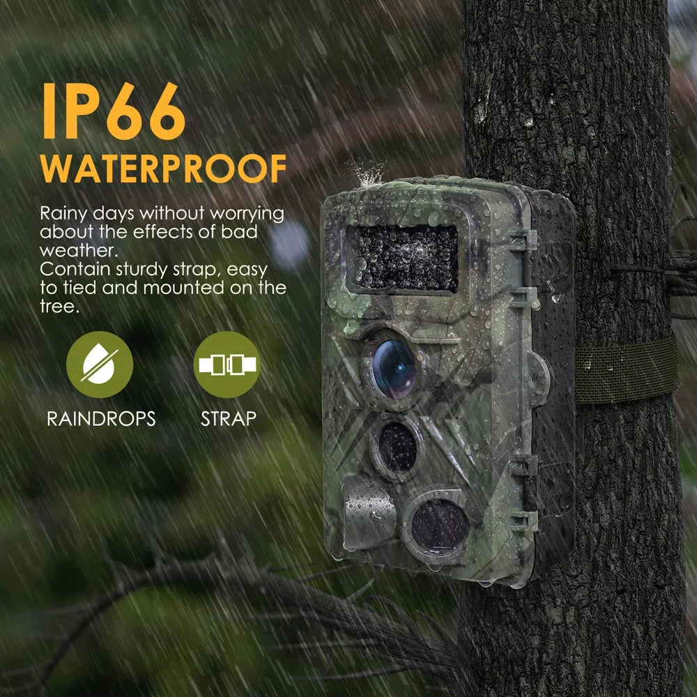 2.0 Inch Night-Visions Night Day Outdoor TFT Hunts 1080P Color 32MP Trail Infrared Camera Use Detection Camera Camera Waterproof IP66 Display Field