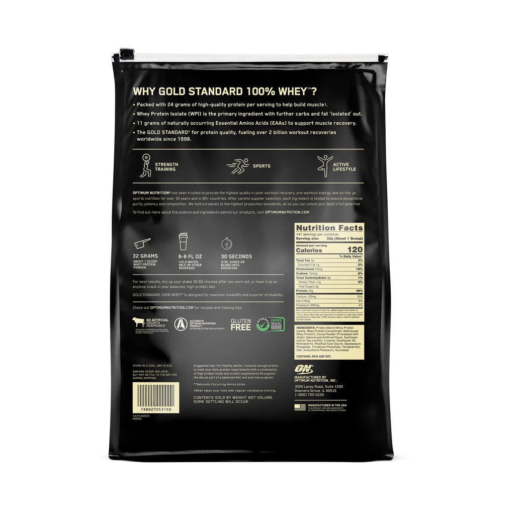 Extreme 10 Nutrition, Milk lb, Standard Servings Gold Chocolate, 100% Whey Powder, 141 Optimum Protein