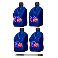 (4-Pack) Kit Container Blue VP Fuels Hose w/Cap Racing w/ 5.5 Gal Motorsport Fuel
