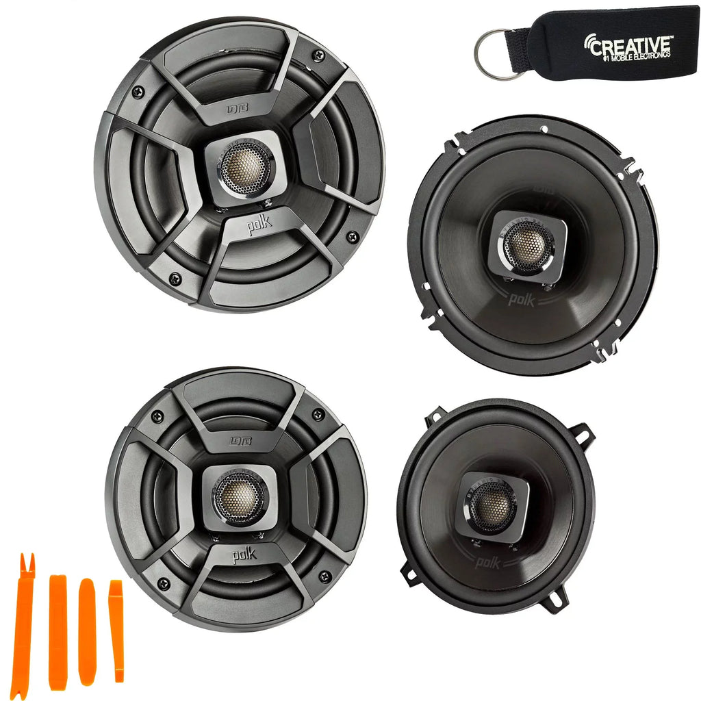 Audio Pair Speakers Pair Of Polk Includes 2 and Pair - A - Coaxial 6.5" Bundle 5.25" Of DB522 DB652 A