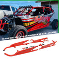 '- for X3 Seater Sliders RED Rock Bars Can-Am Max Maverick ELITEWILL Nerf 2017-2021 4