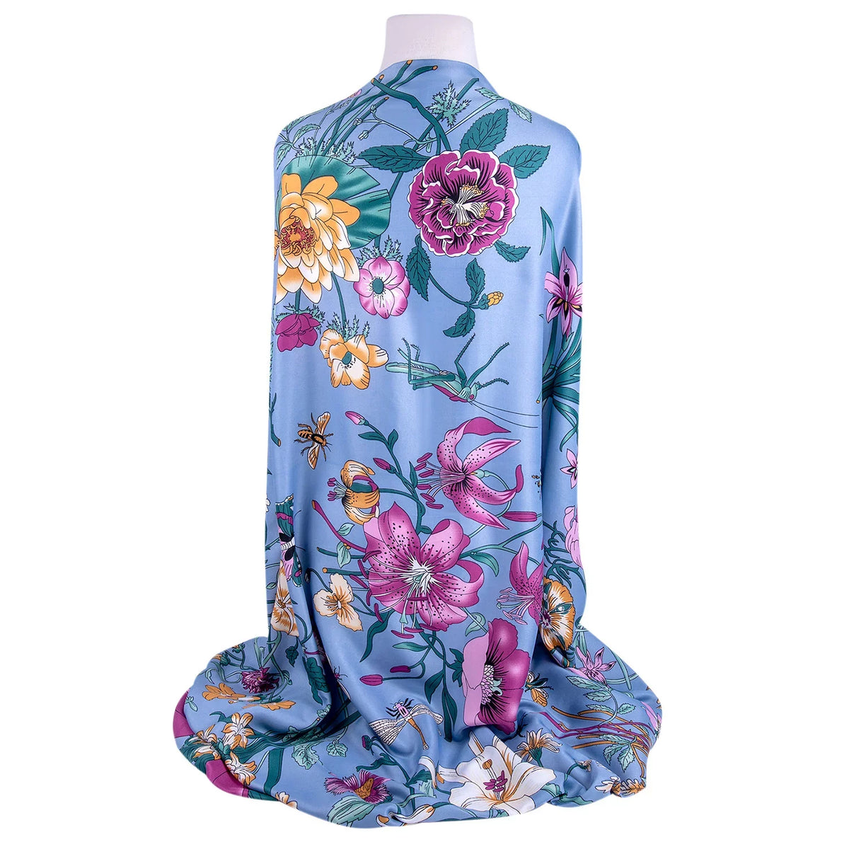 cm) Lilac Travel Shawl 130 and for Tops Wrap Women GOODS Silk Wedding STP Botany (130 Fashion Shawl Scarf for 51x51'' Evening * Shawl